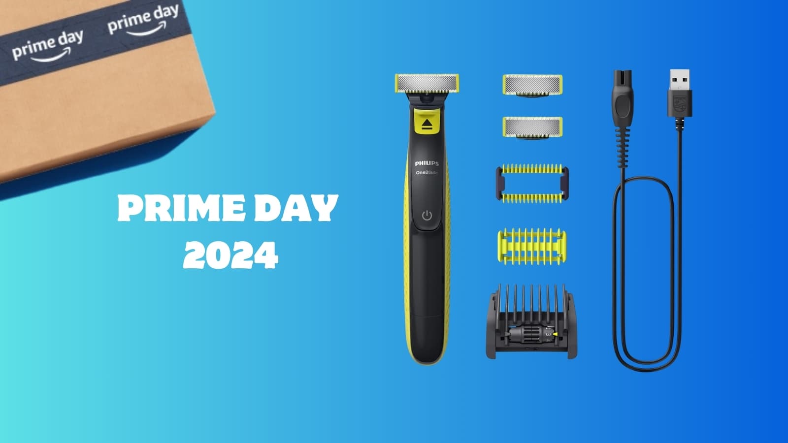 Pack De 2 Lames De Rechange Philips OneBlade 360 - Originales, Pour Rasoir Visage
