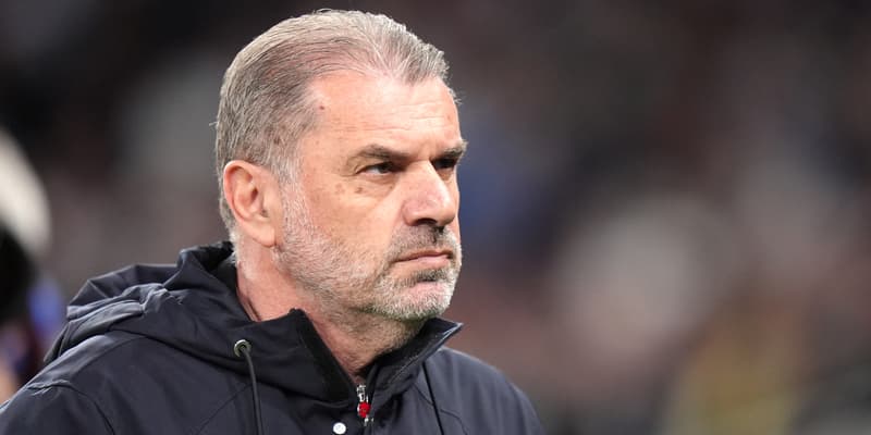 Ange Postecoglou lors du quart de finale aller de Ligue Europa entre Tottenham et Francfort - le 10/04/2025