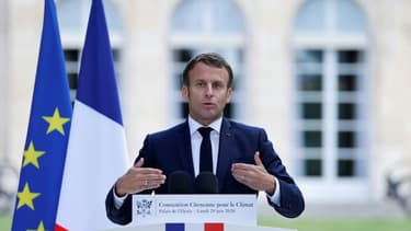 Emmanuel Macron s'adresse à la Convention citoyenne pour le climat, le 29 juin 2020
