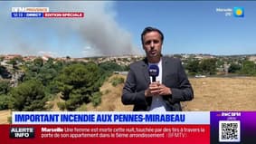 Important incendie aux Pennes-Mirabeau
