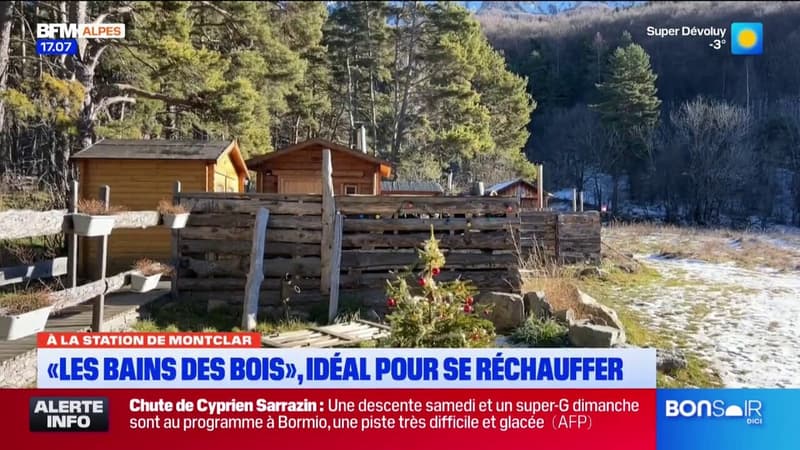 Station de Montclar: Les bains des bois, idéal pour se réchauffer