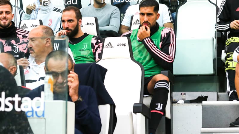 Emre Can a souvent occupé le banc sous les ordres de Sarri