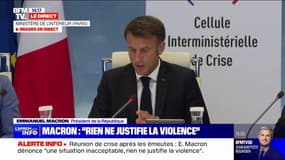 Emmanuel Macron après les émeutes: "Les réseaux sociaux jouent un rôle considérable dans les mouvements des derniers jours"