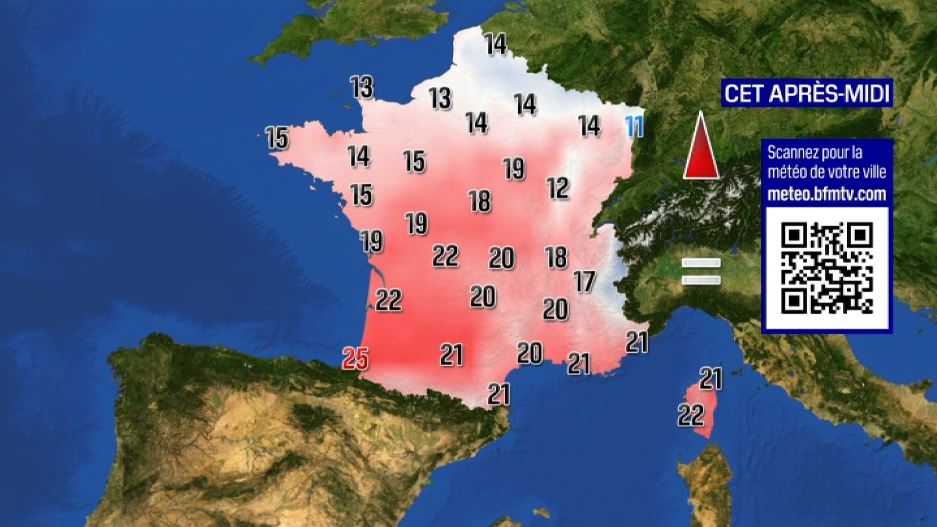 Les maximales prévues pour le mardi 5 novembre 2024