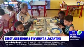 Cergy-Pontoise: des seniors se sont invités à la cantine avec des enfants