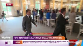 Emmanuel Macron : une rentrée délicate 