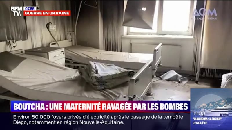 Guerre en Ukraine: une maternité dévastée par les bombes dans la province de Boutcha