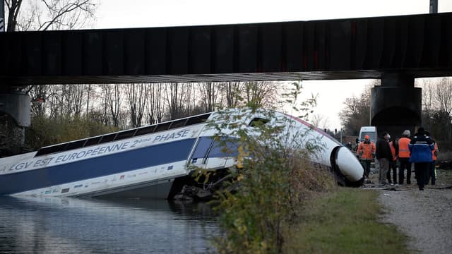 Le TGV d'essai a déraillé à une vitesse de 243 km/h alors qu’il circulait sur une portion limitée à 176 km/h.