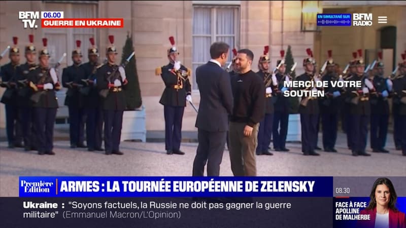 Volodymyr Zelensky à Paris: Emmanuel Macron promet de fournir des 