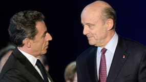 Nicolas Sarkozy et Alain Juppé à Bordeaux, le 22 novembre 2014 dernier
