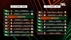 Ligue Europa / Conference League : Le programme TV des huitièmes retour