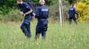 Investigations des gendarmes de l'IRCGN IRCGN à La Chapelle-sur-Erdre le 29 mai 2021 après l'agression d'une policière