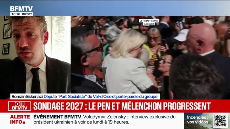 Présidentielle 2027: "Quand on a confié au RN des mandats européens, ils ont plutôt travaillé pour leurs propres intérêts", déclare Romain Eskenazi, député PS du Val d'Oise