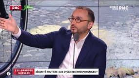 Les cyclistes sont-ils irresponsables ?  Stéphane Manigold : "C'est flippant ! Je suis pour le casque obligatoire !"