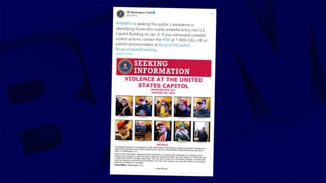 La police fédérale américaine a partagé plusieurs clichés sur les réseaux sociaux montrant des manifestants pro-Trump dans le Capitole.