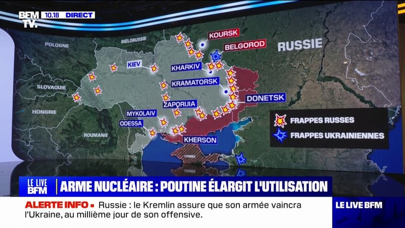 Russie: Poutine élargit les possibilités de recours à l'arme nucléaire