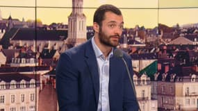 Louis Sarkozy pour sa chronique "Voix de droite" sur RMC