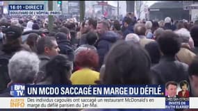 1er mai: un McDonald's saccagé en marge du défilé parisien