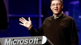 Bill Gates, ancien PDG de Microsoft, lors d'un discours prononcé en 1999.