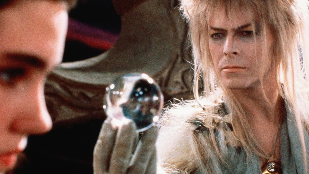 David Bowie dans Labyrinthe David Bowie dans Labyrinthe