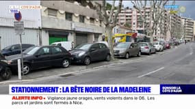 Nice: le stationnement, la bête noire du quartier de la Madeleine
