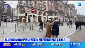 Lille: le "Blue Monday" ne fait pas peur aux habitants