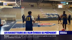 Les basketteurs de l'ALM Evreux se préparent pour la saison de Pro B