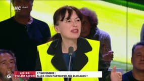#Carburants - @ElinaDumont  sort son gilet jaune❗️ : "Ce qui gêne le gouvernement, c'est que le 17 novembre est un mouvement qui leur échappe !" #GGRMC 