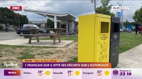 1 Français sur 5 jette ses déchets sur l'autoroute 