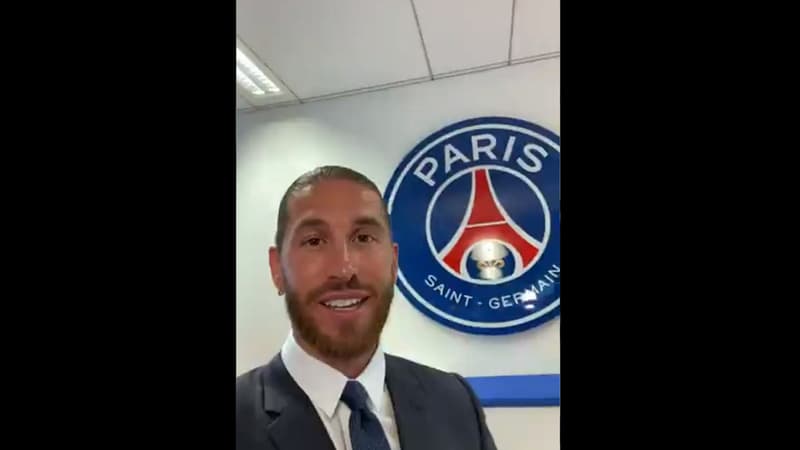 PSG: "Le meilleur endroit pour continuer à rêver", les 1ers mots de Sergio Ramos