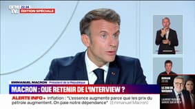 Interview d'Emmanuel Macron: ce qu'il faut retenir
