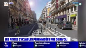 Paris: des travaux pour pérenniser la piste cyclable de la rue de Rivoli 