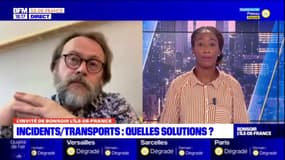 Transports franciliens: "Nous alertons sur le manque d'entretien", rappelle Fabien Guillaud-Bataille
