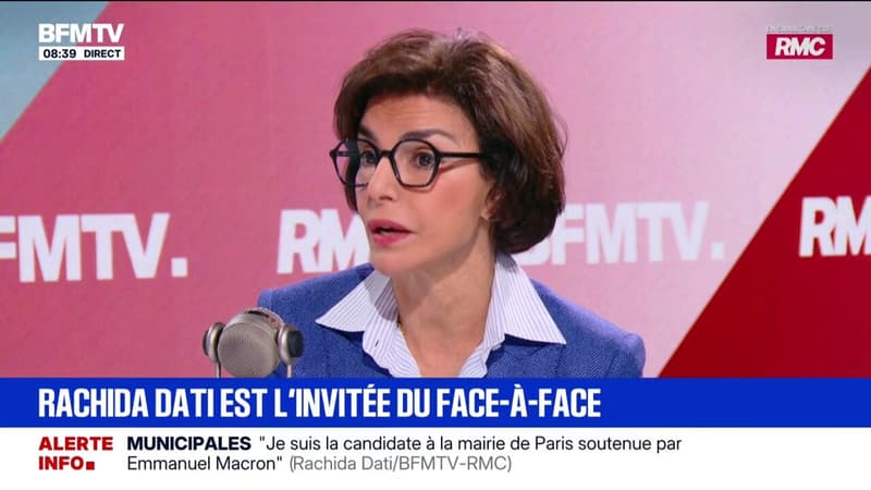 Rachida Dati ambitionne d'installer "8.000 caméras" à Paris