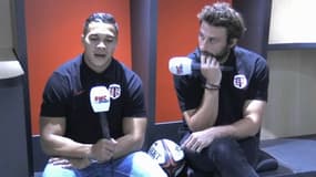 Cheslin Kolbe et Maxime Médard