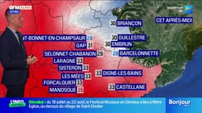 Météo Alpes du Sud: un mercredi ensoleillé mais des risques d'orages persistent, jusqu'à 31°C à Gap