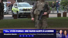 Lycée d'Arras: l'hommage à Dominique Bernard a été perturbé ce matin par une alerte à la bombe