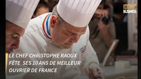  Le chef Christophe Raoux fête ses 10 ans de Meilleur ouvrier de France 