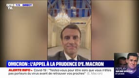 Omicron: dans une vidéo publiée son compte Instagram, Emmanuel Macron appelle à "beaucoup de vigilance" lors des fêtes de Noël