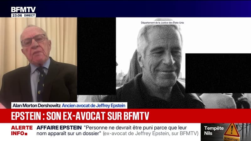 "Le nom de toutes les personnes accusées devrait être accompagné du nom de la personne qui accuse", estime Alan Morton Dershowitz, ancien avocat de Jeffrey Epstein, lui-même anciennement accusé d'abus sexuels
