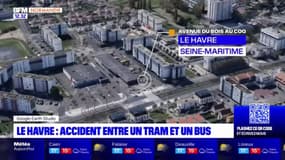 Le Havre: accident entre un tram et un bus