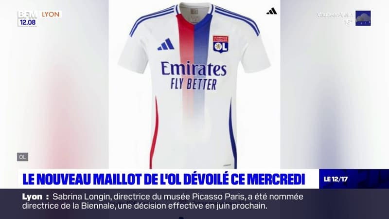 Ligue 1: le nouveau maillot de l'OL dévoilé ce mercredi