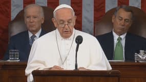 Le Pape François au Congrès américain, le 24 septembre 2015.