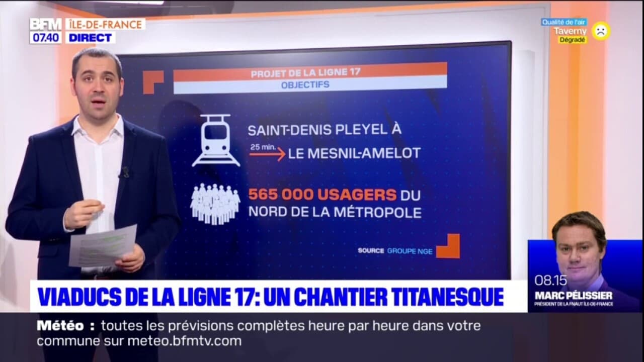 Grand Paris Express un chantier titanesque pour la future ligne 17