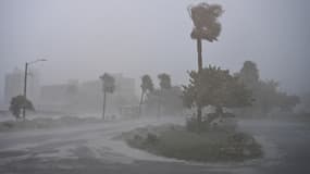 Les éléments se déchaînent à Fort Myers, en Floride, à l'approche de l'ouragan Milton ce mercredi 9 octobre 2024