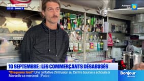 Mouvement du 10 septembre : les commerçants désabusés