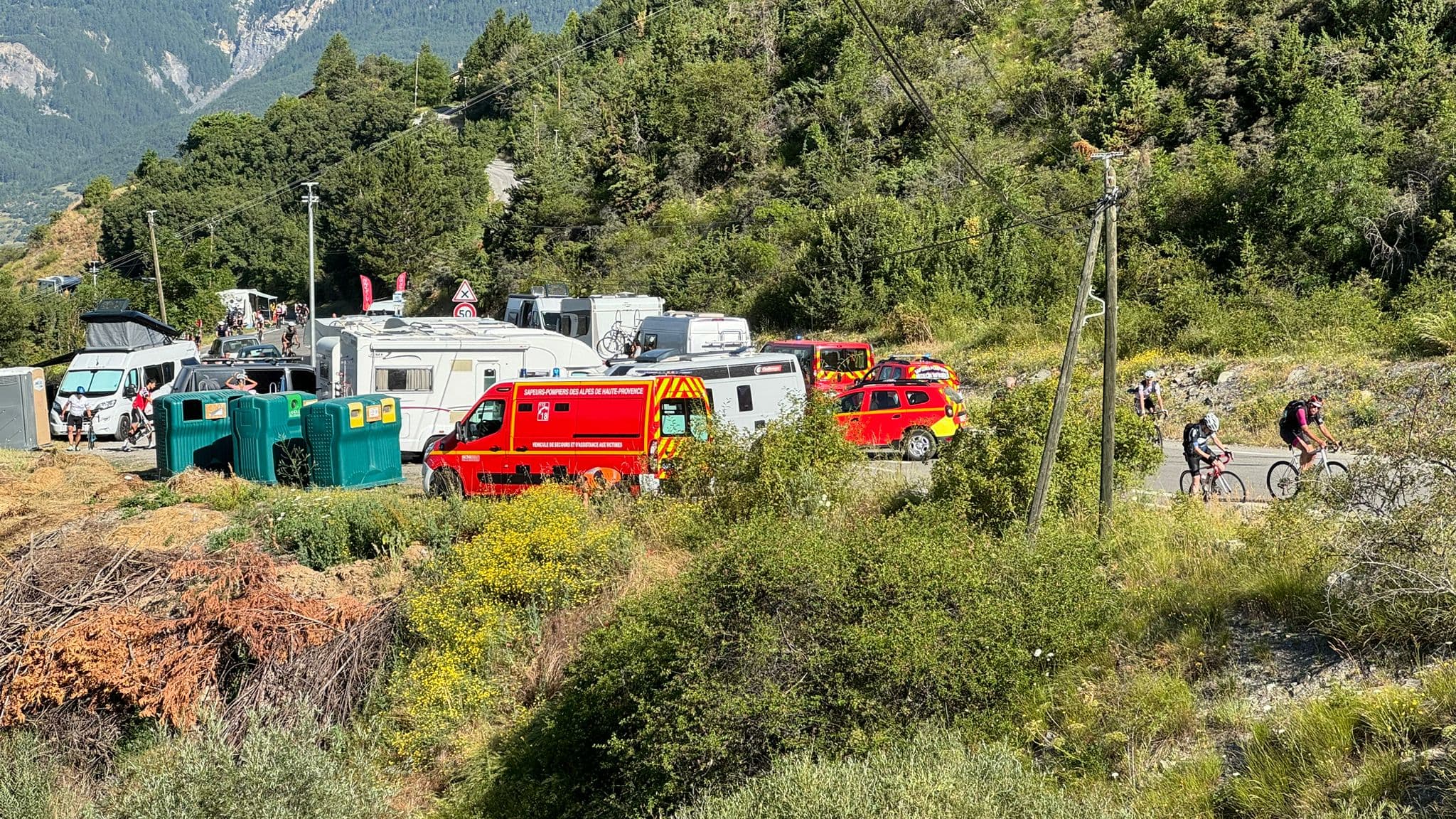 Col de la Bonette: deux blessés, dont un enfant, après une collision sur le parcours du Tour de France