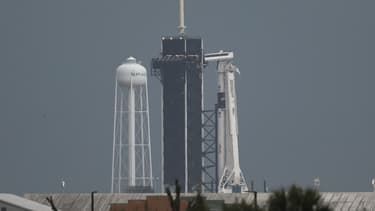 La fusée Falcon 9 de SpaceX le 27 mai 2020.