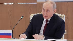 Vladimir Poutine à Astana au Kazakhstan le 28 novembre 2024