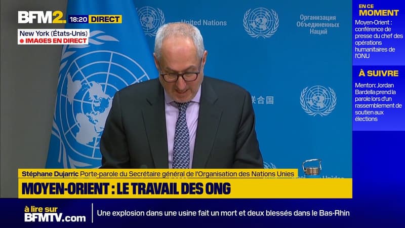 Les attaques "illégales" au Moyen-Orient risquent de devenir incontrôlables, alerte le porte-parole du Secrétaire général de l'ONU
